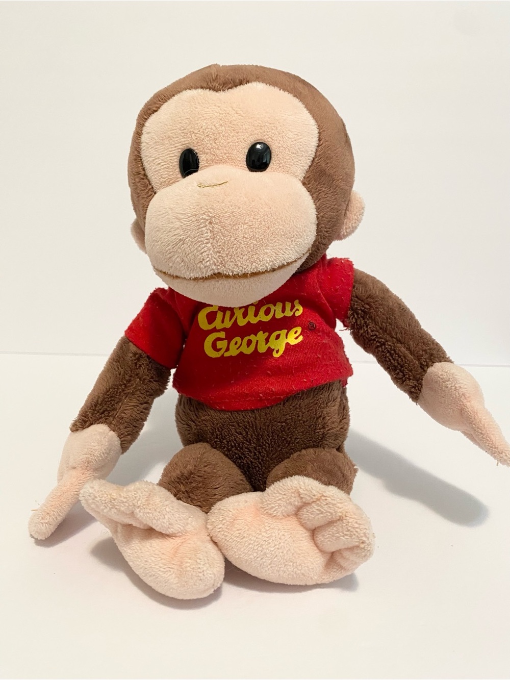 Curious George Gund Monkey Plush Red Shirt Stuffed Animal Toy